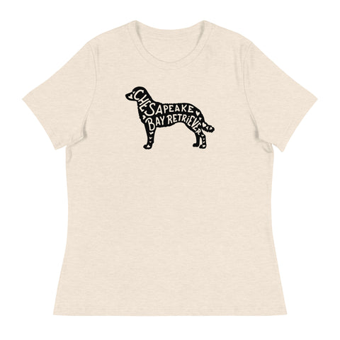 Chesapeake Bay Retriever | Silhouette | Women's Relaxed T-Shirt