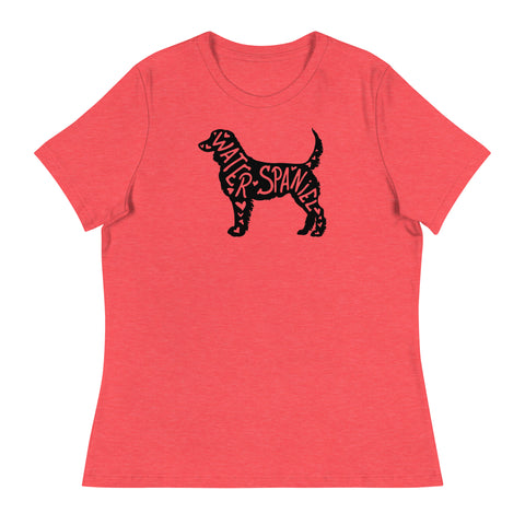 American Water Spaniel | Silhouette | Women's Relaxed T-Shirt