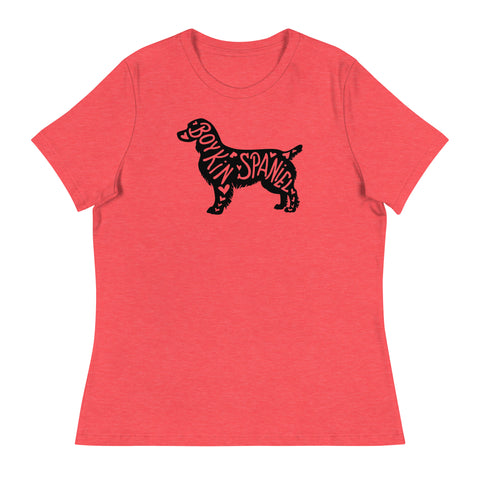 Boykin Spaniel | Silhouette | Women's Relaxed T-Shirt