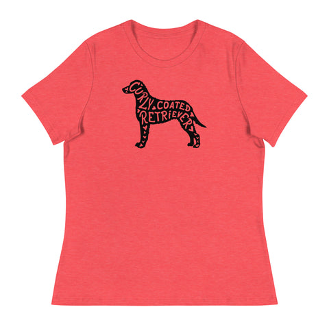 Curly-Coated Retriever | Silhouette | Women's Relaxed T-Shirt