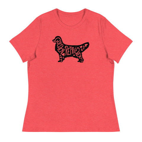 Golden Retriever [Show] | Silhouette | Women's Relaxed T-Shirt