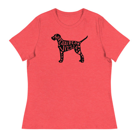 Wirehaired Vizsla | Silhouette | Women's Relaxed T-Shirt