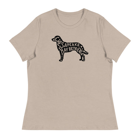 Chesapeake Bay Retriever | Silhouette | Women's Relaxed T-Shirt