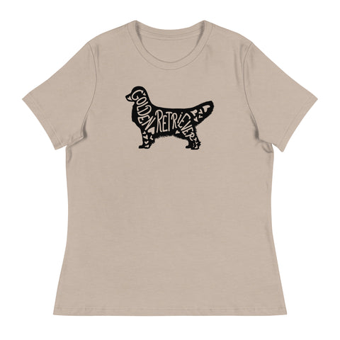 Golden Retriever [Show] | Silhouette | Women's Relaxed T-Shirt