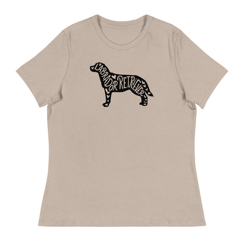 Labrador Retriever | Silhouette | Women's Relaxed T-Shirt