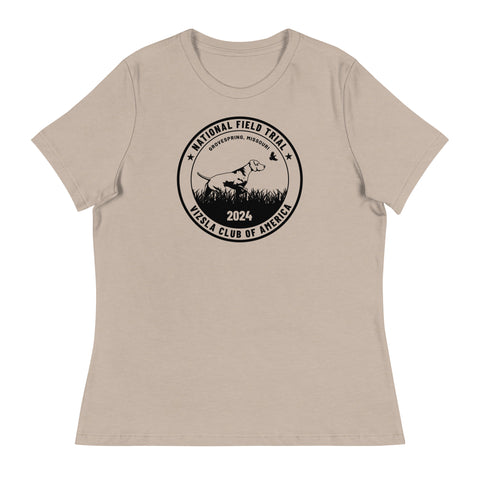 Vizsla Club of America | NFT 2024 | Women's Relaxed T-Shirt | Large Logo