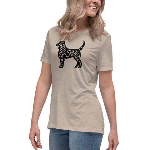 American Water Spaniel | Silhouette | Women's Relaxed T-Shirt