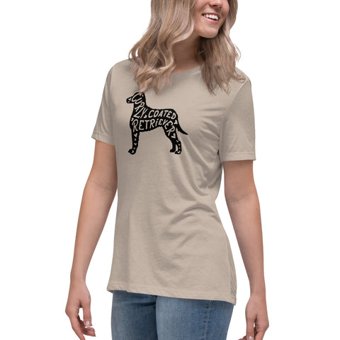 Curly-Coated Retriever | Silhouette | Women's Relaxed T-Shirt