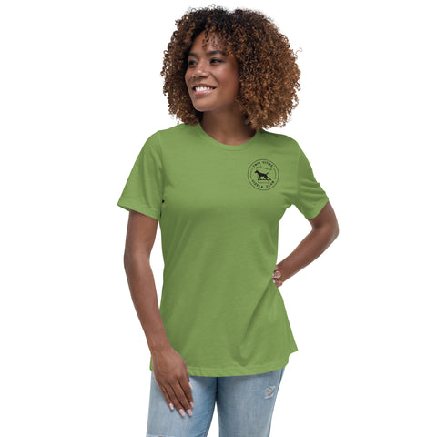 Twin Cities Vizsla Club | Women's Relaxed T-Shirt | Small Logo