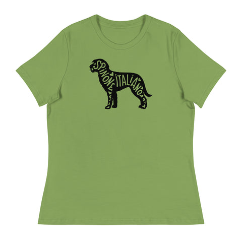 Spinone Italiano | Silhouette | Women's Relaxed T-Shirt