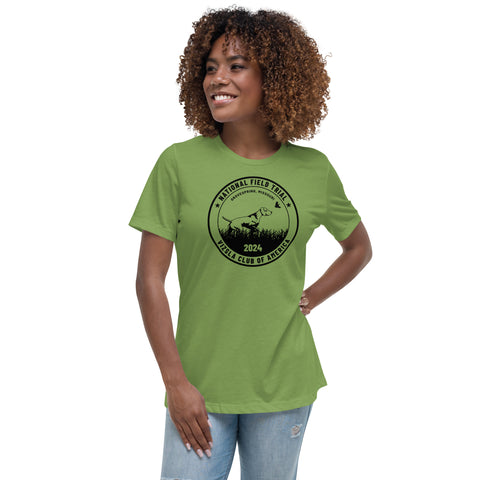 Vizsla Club of America | NFT 2024 | Women's Relaxed T-Shirt | Large Logo