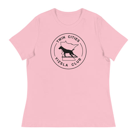 Twin Cities Vizsla Club | Women's Relaxed T-Shirt | Large Logo