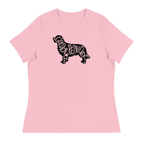 Golden Retriever [Field] | Silhouette | Women's Relaxed T-Shirt