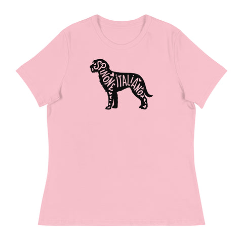 Spinone Italiano | Silhouette | Women's Relaxed T-Shirt