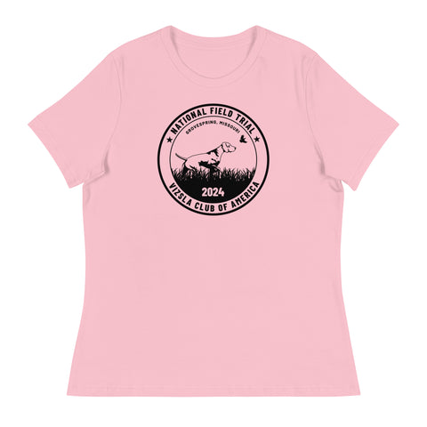 Vizsla Club of America | NFT 2024 | Women's Relaxed T-Shirt | Large Logo