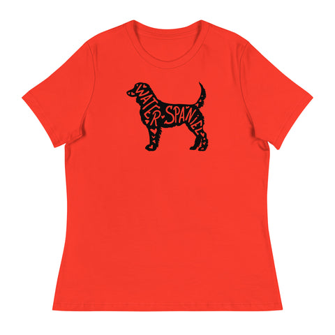 American Water Spaniel | Silhouette | Women's Relaxed T-Shirt