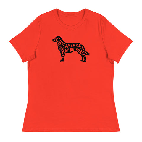 Chesapeake Bay Retriever | Silhouette | Women's Relaxed T-Shirt