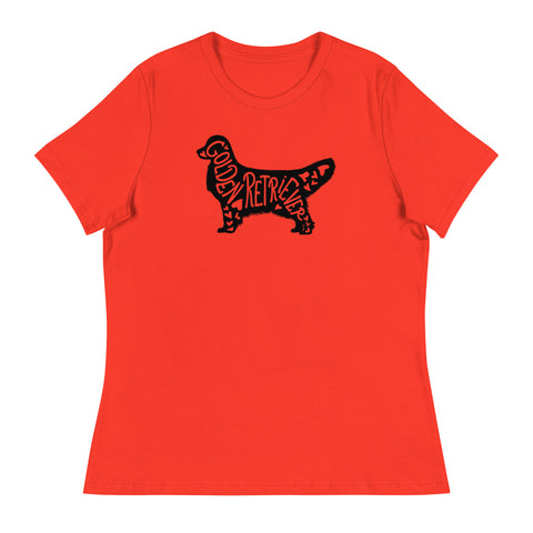 Golden Retriever [Show] | Silhouette | Women's Relaxed T-Shirt