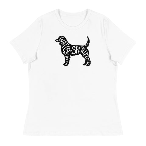 American Water Spaniel | Silhouette | Women's Relaxed T-Shirt