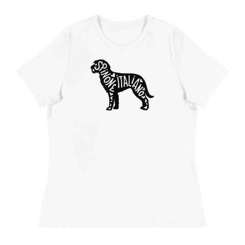 Spinone Italiano | Silhouette | Women's Relaxed T-Shirt