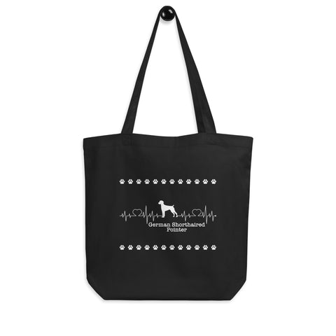 German Shorthaired Pointer | Heartbeat | Eco Tote Bag