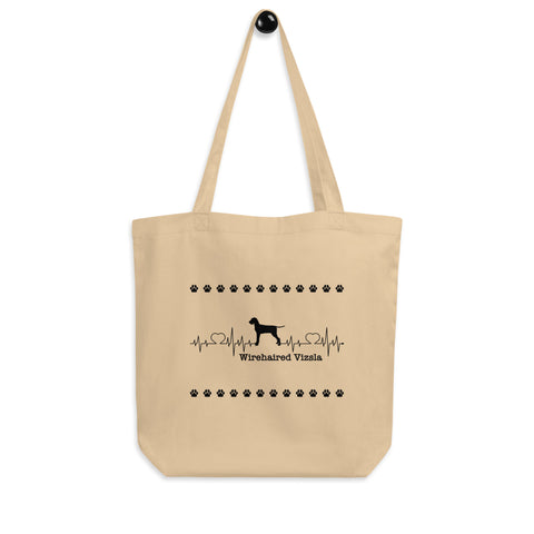 Wirehaired Vizsla | Heartbeat | Eco Tote Bag