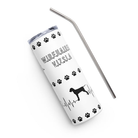 Wirehaired Vizsla | Heartbeat | 20 oz Stainless Steel Tumbler