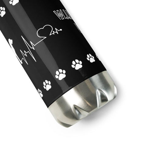 Wirehaired Vizsla | Heartbeat | 17 oz Stainless Steel Water Bottle