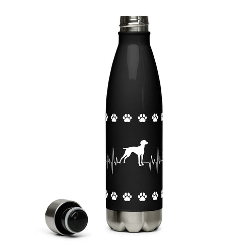 Vizsla | Heartbeat | 17 oz Stainless Steel Water Bottle