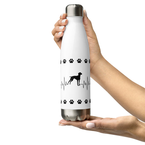 Vizsla | Heartbeat | 17 oz Stainless Steel Water Bottle